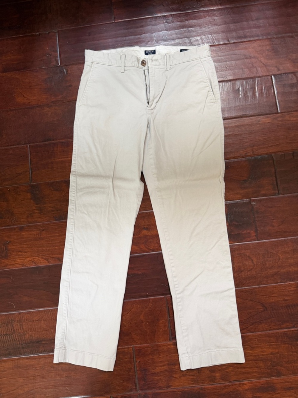 J. Crew Light Beige Cotton Chinos